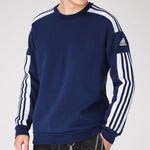 adidas Round Neck Pullover Long Sleeves Blue GT6639