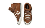 Converse Leather Pro Blaze Strap Sneakers K Brown 672121C