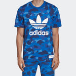 adidas x A Bathing Ape adicolor Camo T-Shirt 'Blue' DP0194