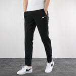 Nike Logo Drawstring Woven Basketball Sports Long Pants Black BV3355-010