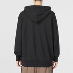 adidas French Terry Big Logo Hoodie 'Black White' IC9363