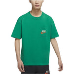 Nike Sportswear Casual Sports Breathable Back Large Logo Round Neck Short Sleeve Malachite Green DM6426-365