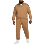 Nike Solo Swoosh 1/4-zip sweatshirt 'Orange Brown' DQ5210-270