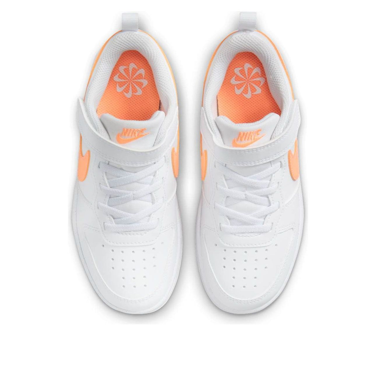 (PS) Nike Court Borough Low Recraft 'White Orange' DV5457-119