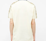 Gucci Interlock Double G Stripe Short Sleeve Polo Shirt White 598949-XJB0Q-9247