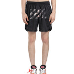 Off-White Caravaggio Arrow Mesh Track Shorts Black OMCI005S201010041088