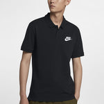 Nike Small Logo Casual Sports Short Sleeve Polo Shirt Black 909747-010