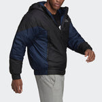 adidas Outdoor Sports Stay Warm hooded down Jacket Navy Blue GV5353