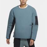 Air Jordan 23 Engineered Contrast Color Stitching Round Neck Pullover Padded Green Jacket DC9657-387
