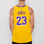 Nike NBA AU Player Edition lakers LeBron James Connected Jersey Sports Basketball Yellow AA7265-735