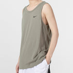 Men's Nike As Nk Df Tank Dfc Solid Solid Color Quick Dry Breathable Running Basketball Training Light Army Green Vest AR6070-320
