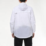 adidas Logo Print Woven Hooded Jacket Men's White GK9419