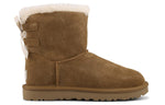 (WMNS) UGG Mini Continuity Bow Fleece Lined Brown 1110705-CHE