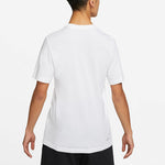 Men's Air Jordan Casual Breathable Sports Round Neck Pullover Short Sleeve White T-Shirt DH8926-100