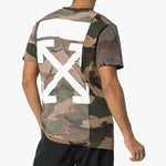 Off-White Camouflage Reconstructured Camo Short Sleeve OMAA056F181850429901
