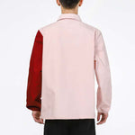 PUMA Embroidered Small Label Contrasting Colors Sports Woven Logo Jacket Pink 532172-36