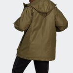 adidas Outdoor Sports hooded down Jacket Olive Green H61734