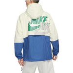 Men's Nike Sportswear Lightweight Back Printing Breathable Athleisure Casual Sports Woven Jacket Autumn Lime DV3313-244