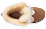 (WMNS) UGG Gita Bow Mini Fleece Lined Brown 1098360-CHE