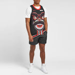 Nike x Clot Crossover Nrg Ge Jersey Basketball Vest Black Red Blackred CK0094-010
