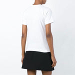(WMNS) COMME des GARCONS PLAY Gold Heart Logo Tee 'White' AZ-T215-051-4