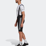Men's adidas Solid Color Side Stripe Logo Shorts Black GP8636
