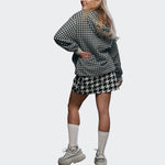 adidas originals x IVY PARK Crossover Plaid Sports Gray HN1567