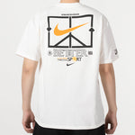 Nike Alphabet Logo Athleisure Casual Sports Short Sleeve White DN3901-901