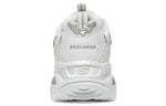 (WMNS) Skechers D lites 1.0 White/Silver 12241-WSL