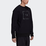 Y-3 SS21 Reflective Square Logo Round Neck Black GV6057