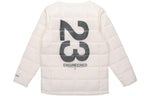 Air Jordan 23 Engineered Printing Casual Hooded Padded Jacket White CU8626-100