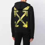 Men's Off-White Acrylic Arrows Slim Multi-Color Arrow Printing Black OMBB034F19E300101060