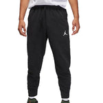 Men's Air Jordan Solid Color Logo Printing Lacing Bundle Feet Casual Sports Pants/Trousers/Joggers Autumn Black DQ7333-010