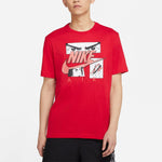 Nike Sportswear Cartoon Printing Sports Round Collar Male Red DB6152-657