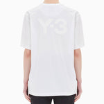 Men's Y-3 Casual Round Neck Short Sleeve White FN3349