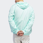 adidas originals Casual Sports Half Zipper Hooded Jacket Mint Green DV0594