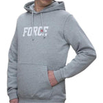 Men's Nike Alphabet Printing Hooded Long Sleeves Gray BQ6357-063
