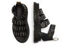 (WMNS) Dr. Martens Lightweight Sponge cake bottom Sandals Black 25460001