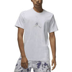 Air Jordan Sport DNA Solid Color Logo Alphabet Numeric Printing Short Sleeve White DO8899-100