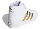 (WMNS) adidas Superstar Up 'White Gold Metallic' FW3905