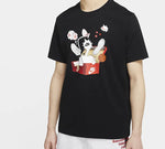 Nike AS Nike Sportswear NSW Tee Shoe Printing Short Sleeve Black CU6872-010