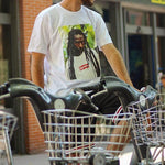 Supreme SS19 Buju Banton Tee Reggae Character Printing Short Sleeve Unisex White SUP-SS19-10479