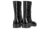 (WMNS) LOUIS VUITTON Drops Flat Half Boots 'Black' 1A8QUX