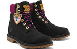 (WMNS) Timberland Heritage 6 Inch Waterproof Boots 'Black Nubuck with Pink' A44KXW