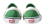 Vans slip-on Turn Fur Splicing Low Top Casual Canvas Skate Shoes Unisex Retro Green VN0A5FCA3JD