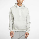 Men's Nike Fleece Hooded Pullover Gray CD6393-051