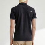 FILA Embroidery Logo Casual Sport Short Sleeve PoloShirt Men's Blue F51M128114F-NV