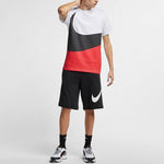 Nike Large Sports Pullover Round Neck Short Sleeve White CK9586-103