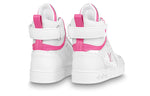 (WMNS) LOUIS VUITTON Boombox Ankle Sneakers 'White Pink' 1A95MF