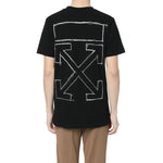 Off-White C/O VIRGIL ABLOH Small Character Pattern Printing Short Sleeve Ordinary Version Black OMAA027S201850091001